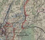 Карта военных действий 305 стрелковой дивизии осенью 1941 г.