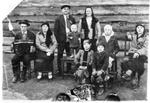 1938 год. Лаптев Иван Николаевич и Новоселов Мануил Федорович с женами- сестрами в девичестве Журавлевыми