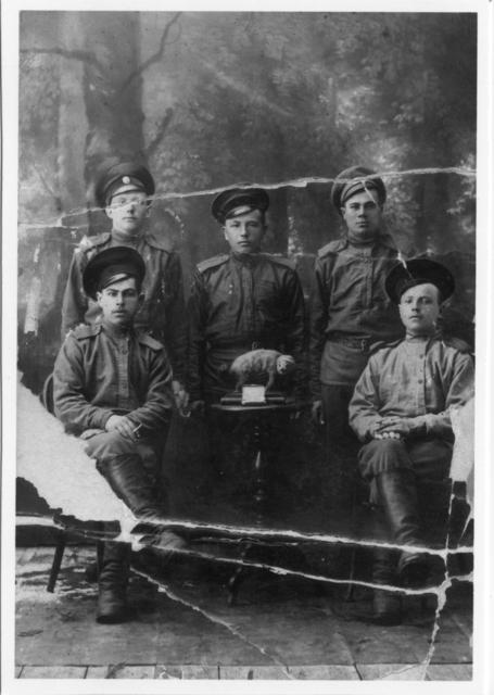 1918-1919 годы. Служба в армии.  Деревня Танайка.