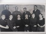 Послевоенный педколлектив Старорудкинской семилетней школы, 1948 год.